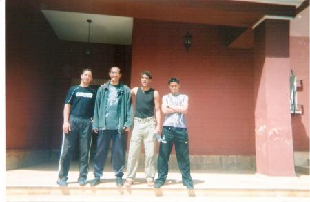 moi + les footballeurs de marakech